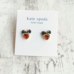 Kate Spade Gold Red Earrings - Disney Minnie Mouse